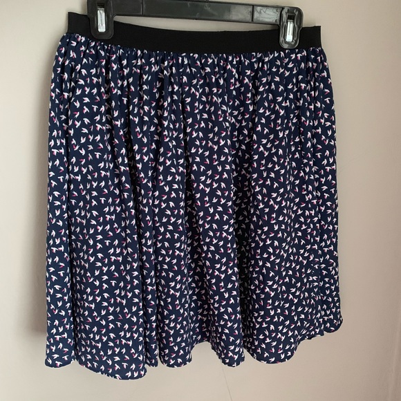 FRNCH Bird Print Mini Skirt in Size Medium - Picture 1 of 5